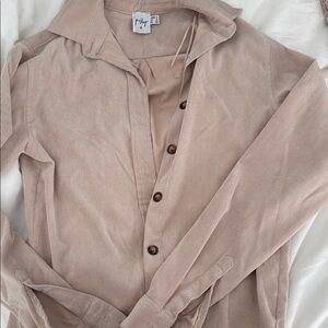 Princess Polly Blush Button Down Shirt